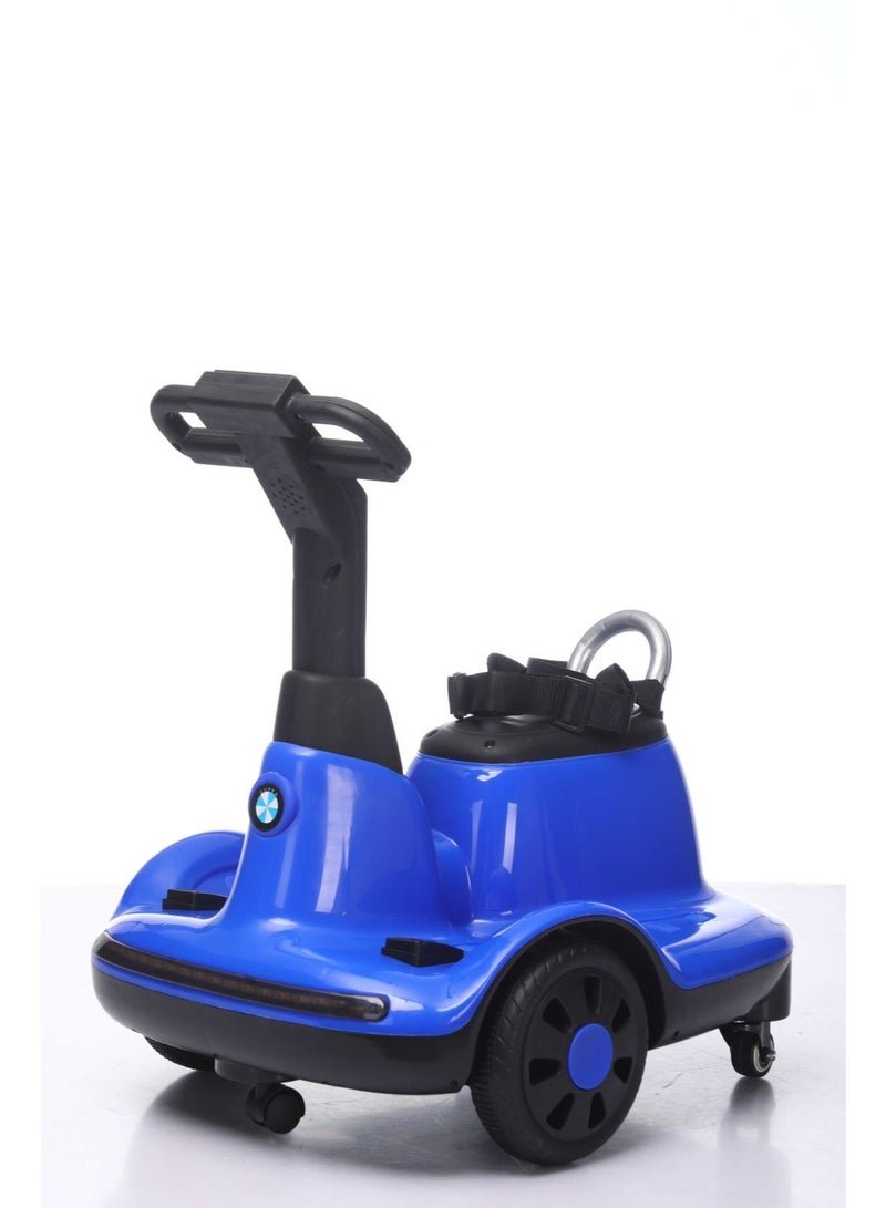 BMW Multifunctional 2-in-1 Kids Scooter – with rear push stick and comfortable seat – Safe and stable design for children - Image 1